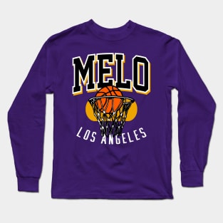 Melo Los Angeles Basketball Long Sleeve T-Shirt